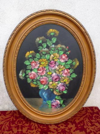 Quadro com natureza morta. 72x58cm em perfeito estado de conservação. 